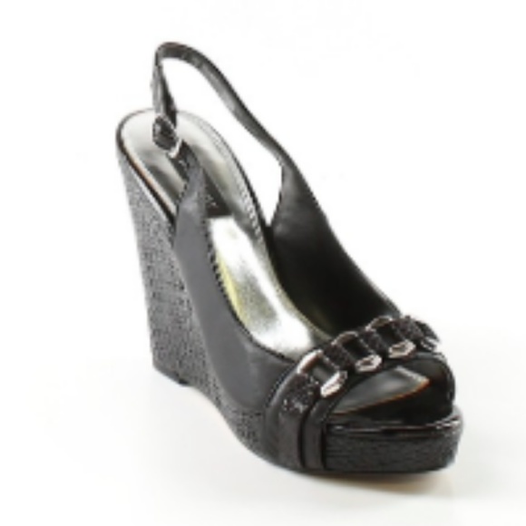 White House Black Market Shoes - White House | Black Market Venice  Leather Wedge 8